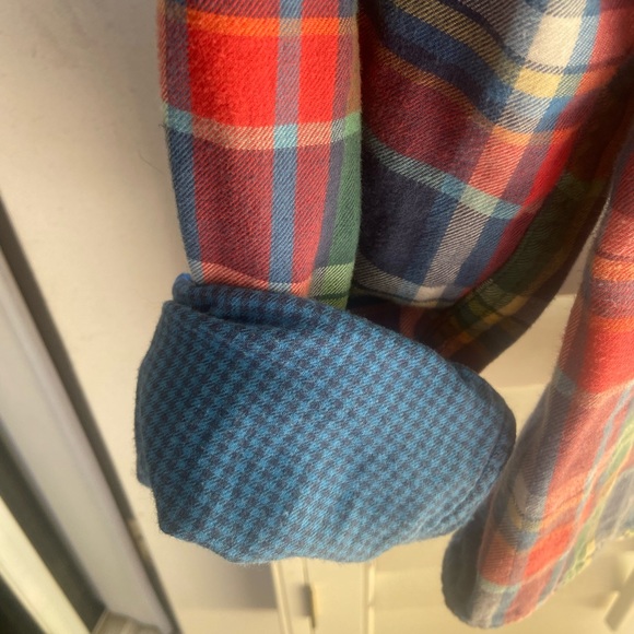 Abercrombie & Fitch Flannel Shirt muscle women’s 2XL flannel lined heavy shaket - Picture 4 of 7